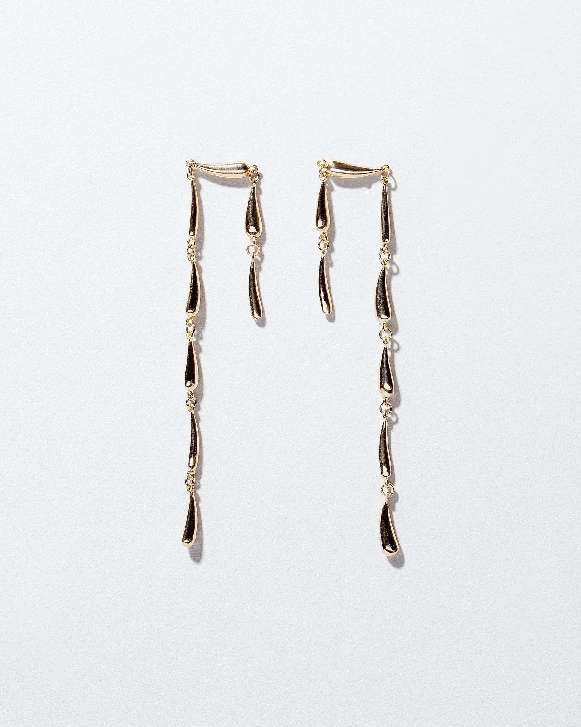 Night Garden Earrings on light color background.