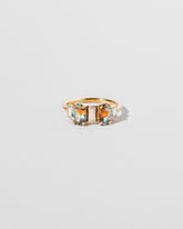 Castor & Pollux Ring on light color background.