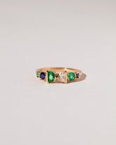 Moon Phase Ring on light color background.