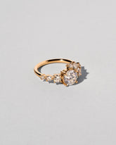 Super Luna Ring - White Diamond on light color background.