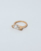 View from the side of the Daylight Ring on light color background.