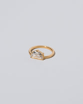 View from the side of the Plié Ring on light color background.
