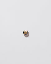 Spiral Earring Single Stud on light colored background.