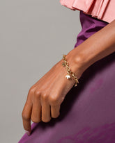 Button Mushroom Charm on model.