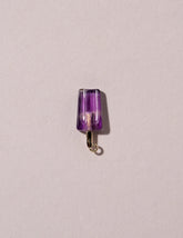 Popsicle Charm - Grape on light color background.