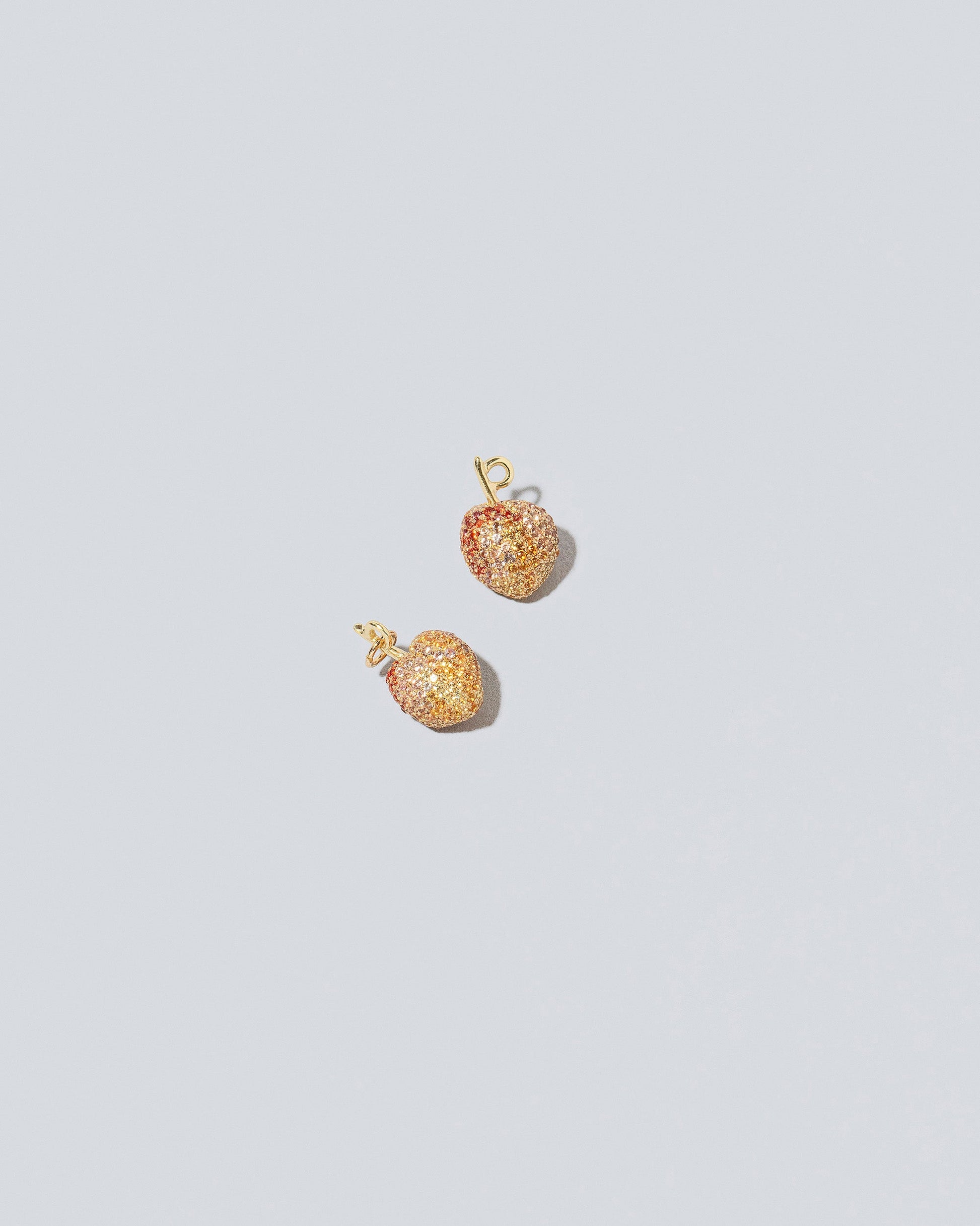  Peach Charms on light color background.