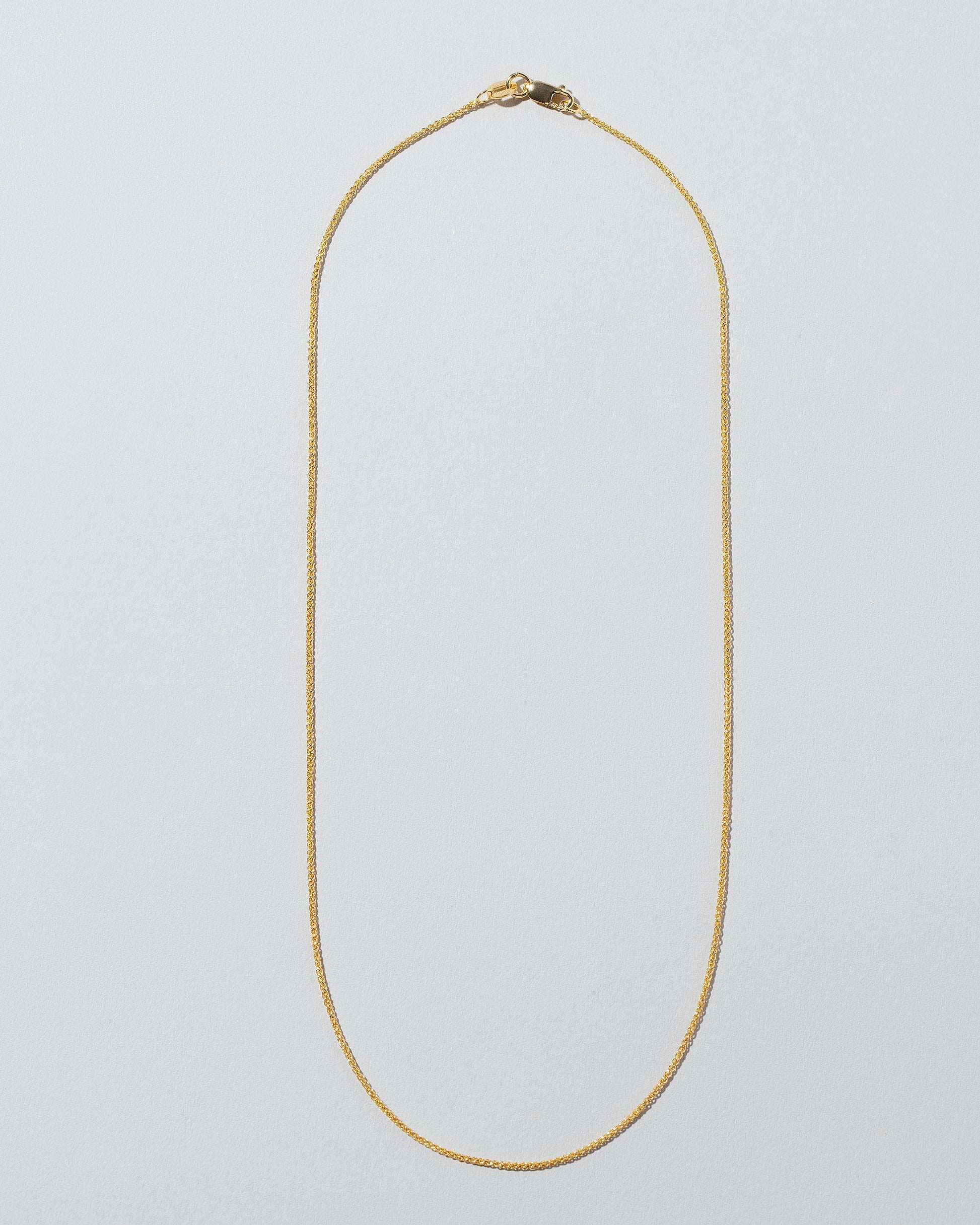 Cycle Chain Necklace on light color background.