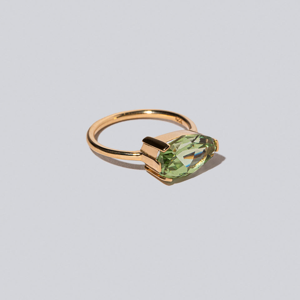 product_details::Closeup details of the Junco Ring on light color background.