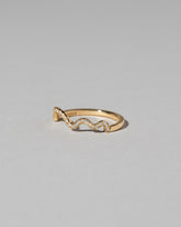 Squiggle Band - Pavé on light color background.