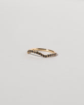 Mini Curve Band - Pavé on light color background.