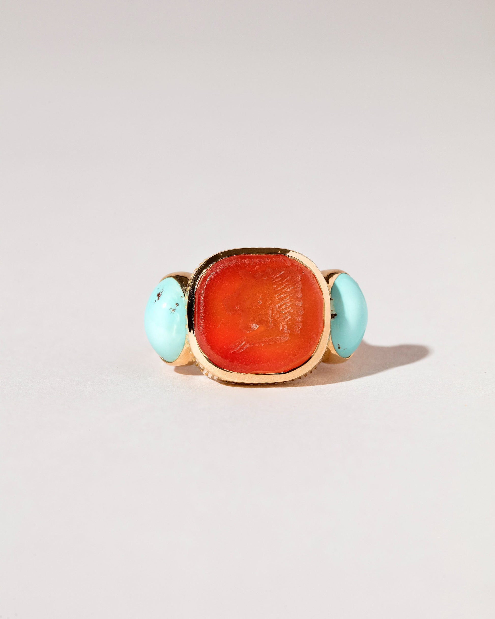 Courage Ring on light color background.