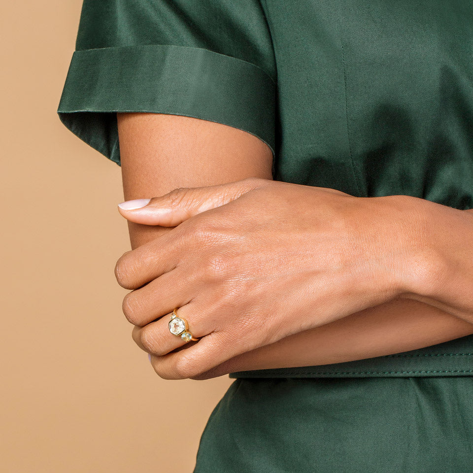 product_details::Eos Ring on model.