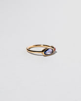 Gathered Sky Ring on light color background.