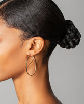 Snake Egg Hoops on model.