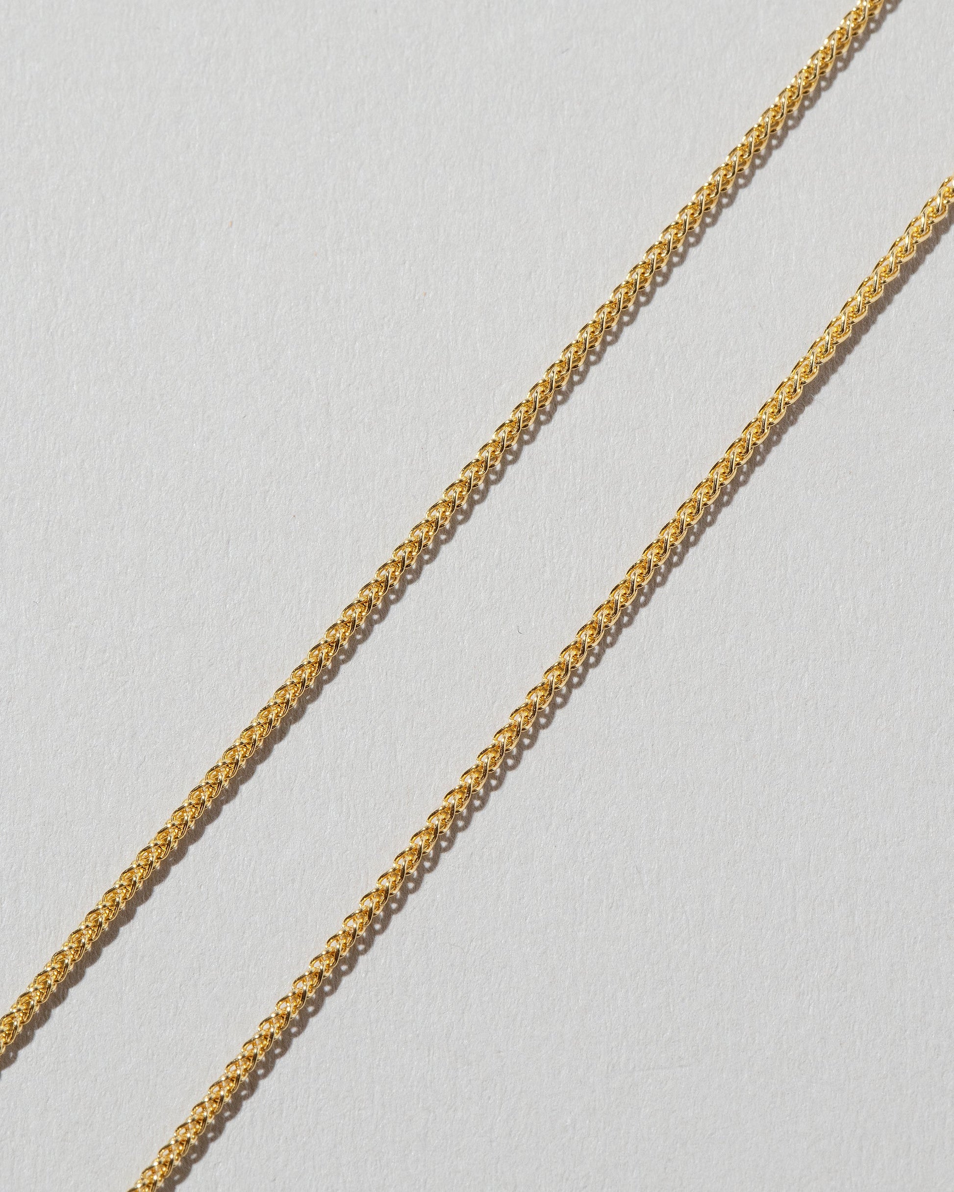 Cycle Chain Necklace on light color background.