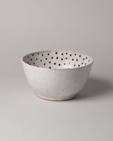 Recreation Center Dot Serving Bowl on light color background.
