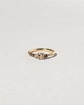  Patira Ring - Champagne Diamond on light color background.