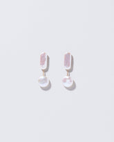 Polyphemus Earrings on light color background.