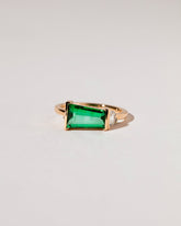 Open Heart Ring on light color background.