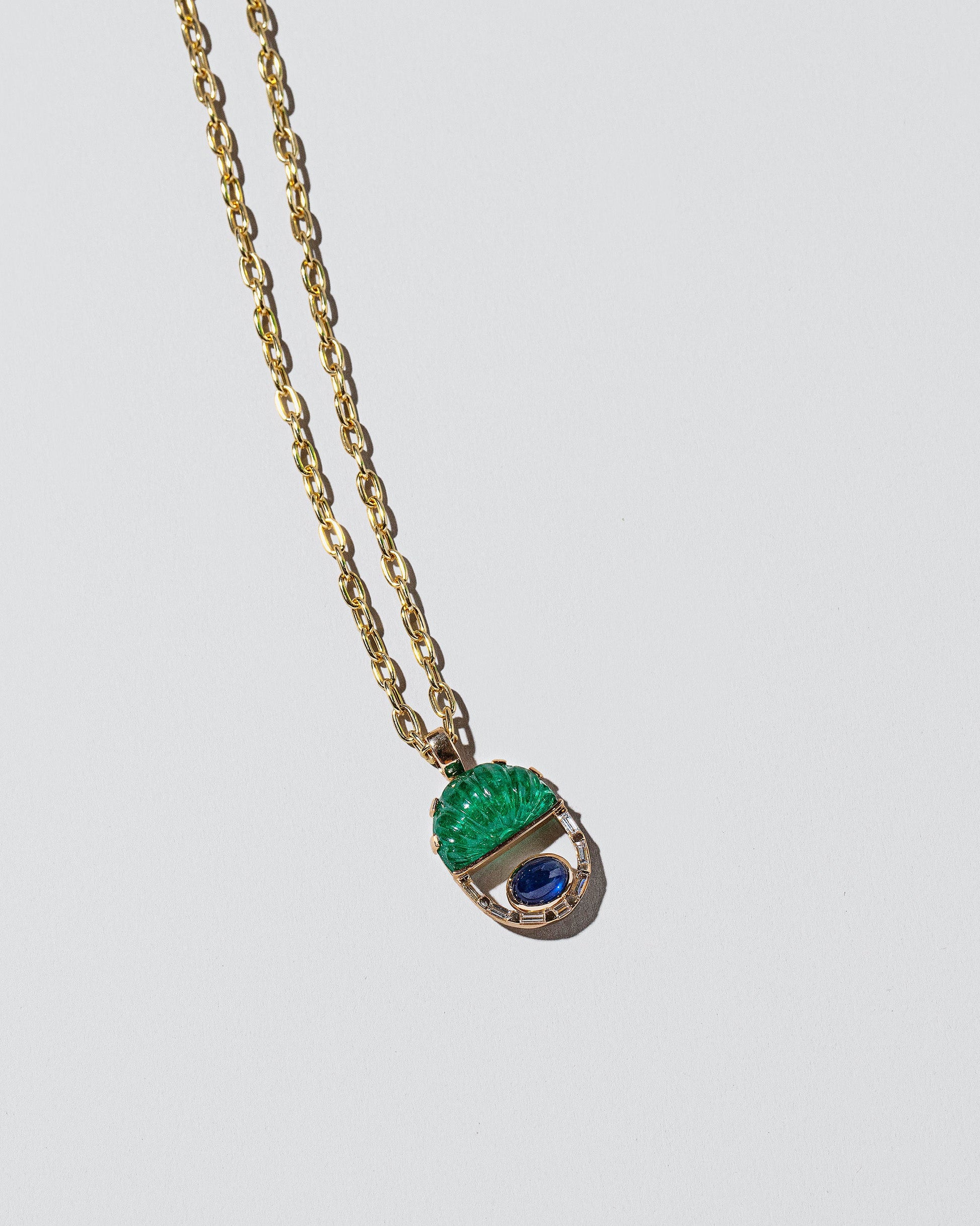 Cosmic Realm Necklace on light color background.