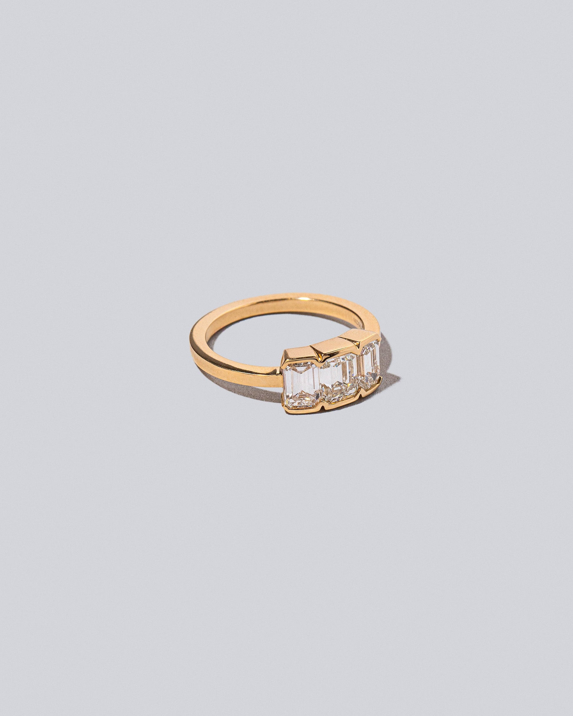 Product photo of the Prose Ring on light light color background.