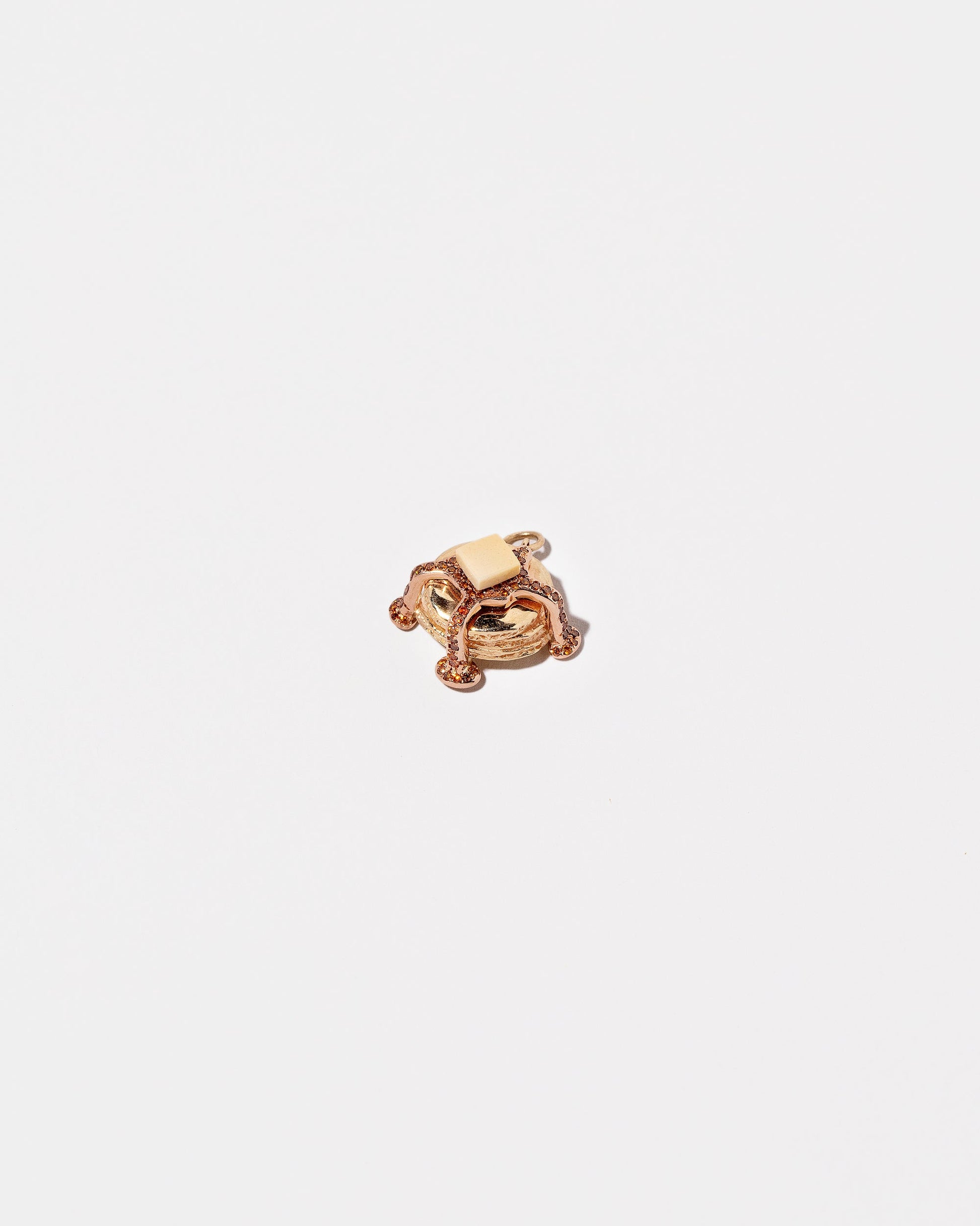 Pancake Charm - Tall Stack on light color background.