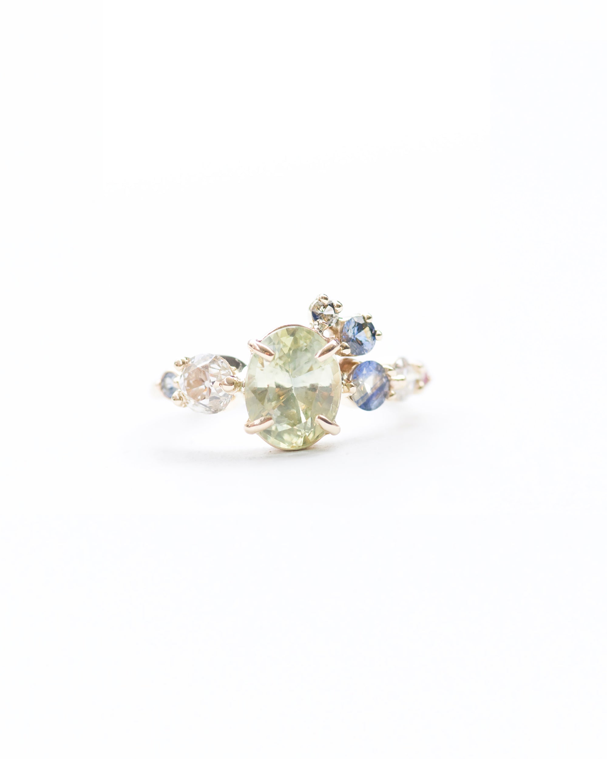Ruby and green stone on sale