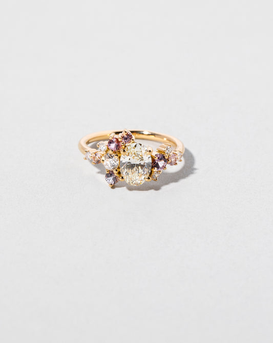 Oval Brilliant Cut Diamond Cluster Ring