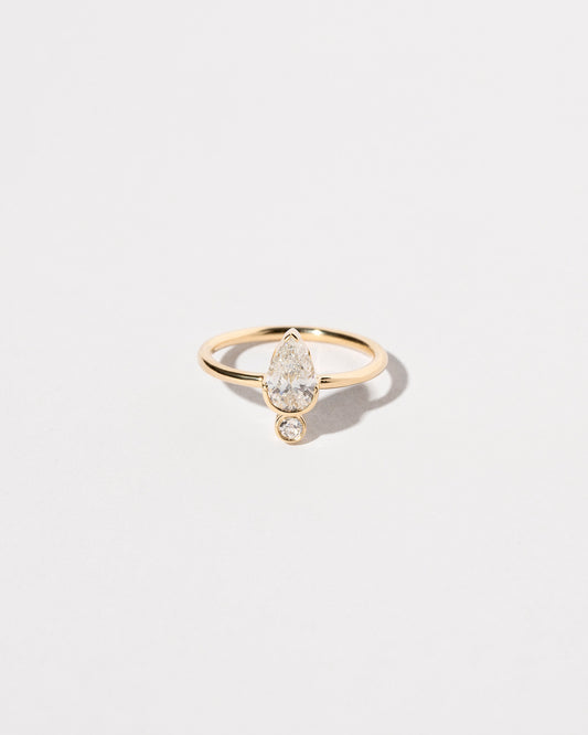 Custom Pear Cut Diamond Ring