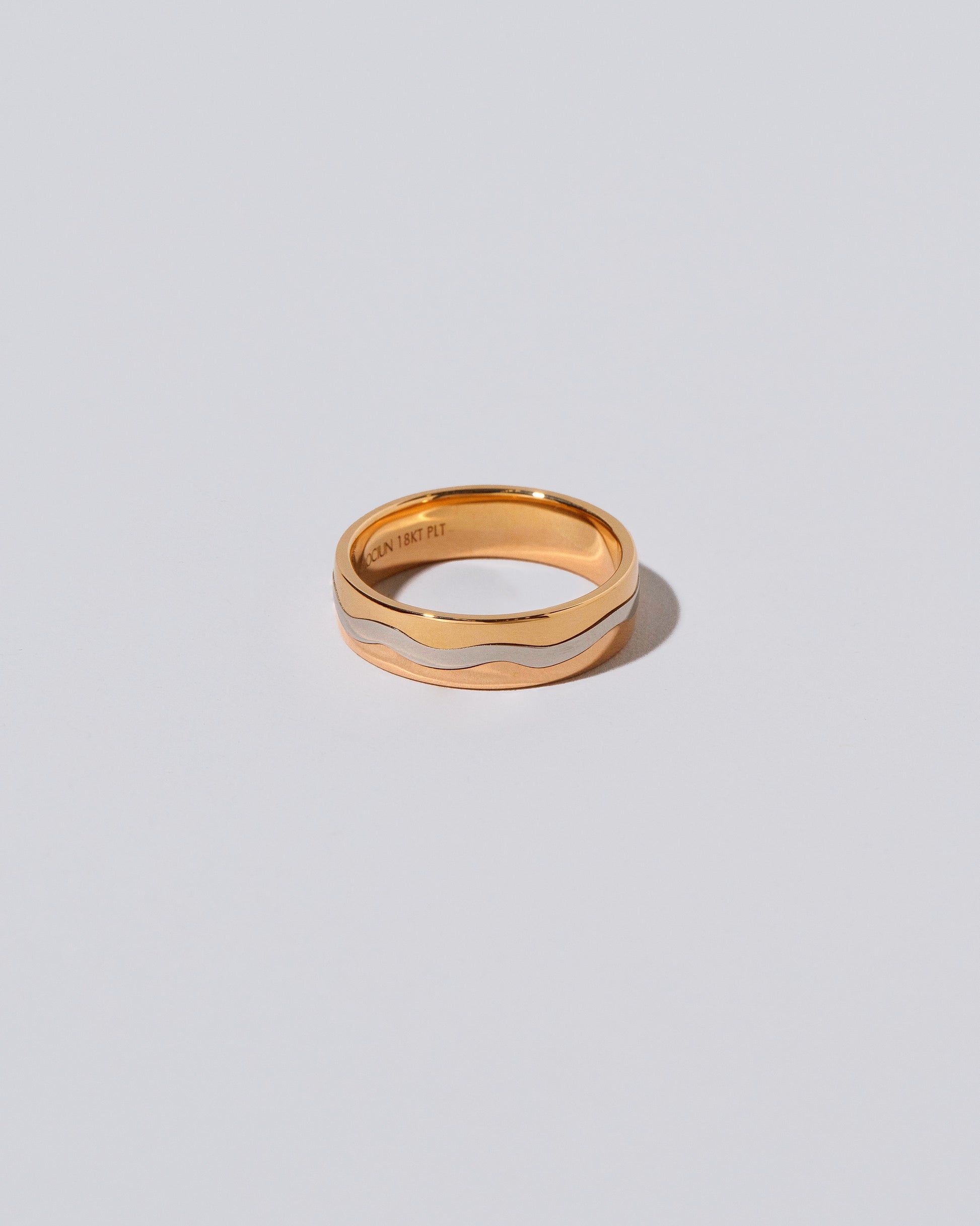 6mm Three Tone Swimming Pool Band on light color background.