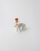 Eleonor Boström Chihuahua PARK Matchstick Dog on light color background.