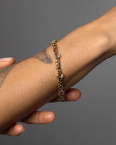 Envelop Bracelet on model.