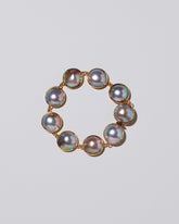 Loon Mabe Pearl Bracelet on light color background.