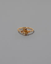 Sapphire Anthea Ring on light color background.