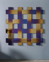 Bower Studios Lattice Mirror 4 In Gradient Ametrine on light color background.