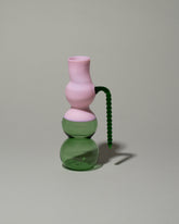 Ornamental by Lameice Pink & Green Dreamlike Pitcher on light color background.