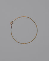 Vintage Serpentine Chain Bracelet on light color background.