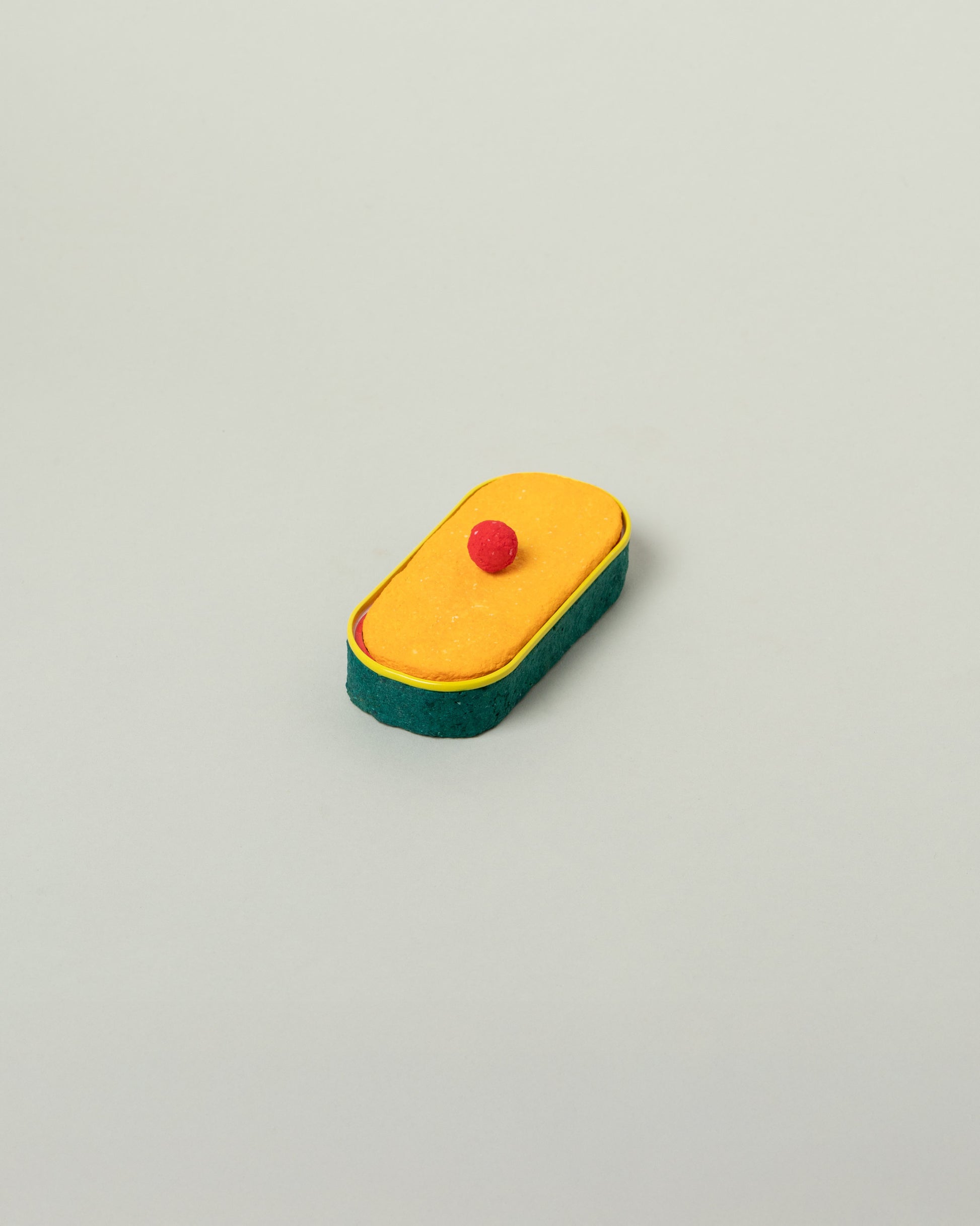 Chiaozza Mustard For Your Pleasure Small Sardine Can on light color background.