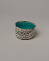 Suzanne Sullivan Five Straight-Sided Bowl on light color background.