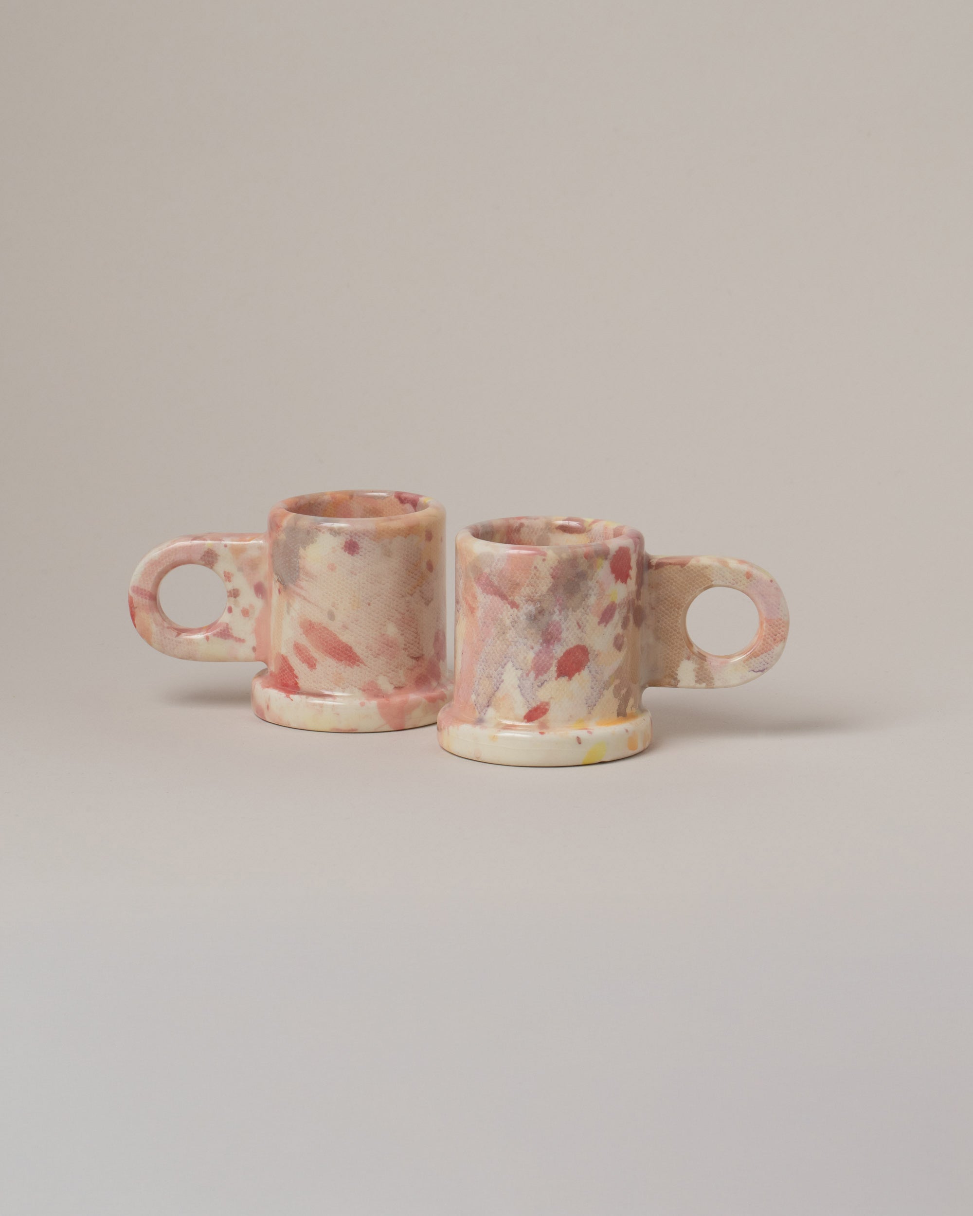 Echo Park Pottery by Peter Shire | Splatter Espresso Mug Set Echo Park Pottery by Peter Shire | Splatter Espresso Mug Set