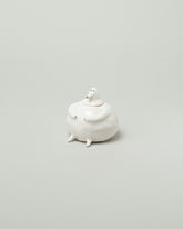 Eleonor Boström White Ears Chubby Jar on light color background.