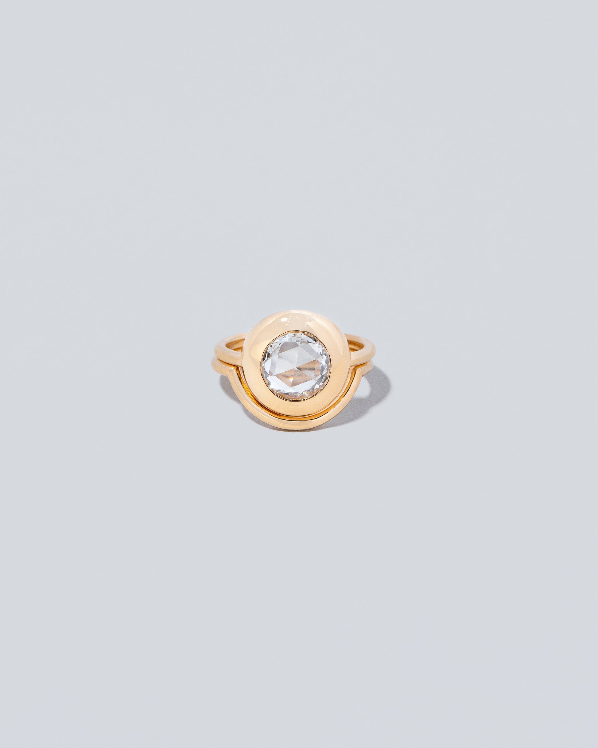 Grand Exposition Ring with Exposition Band on light colored background.