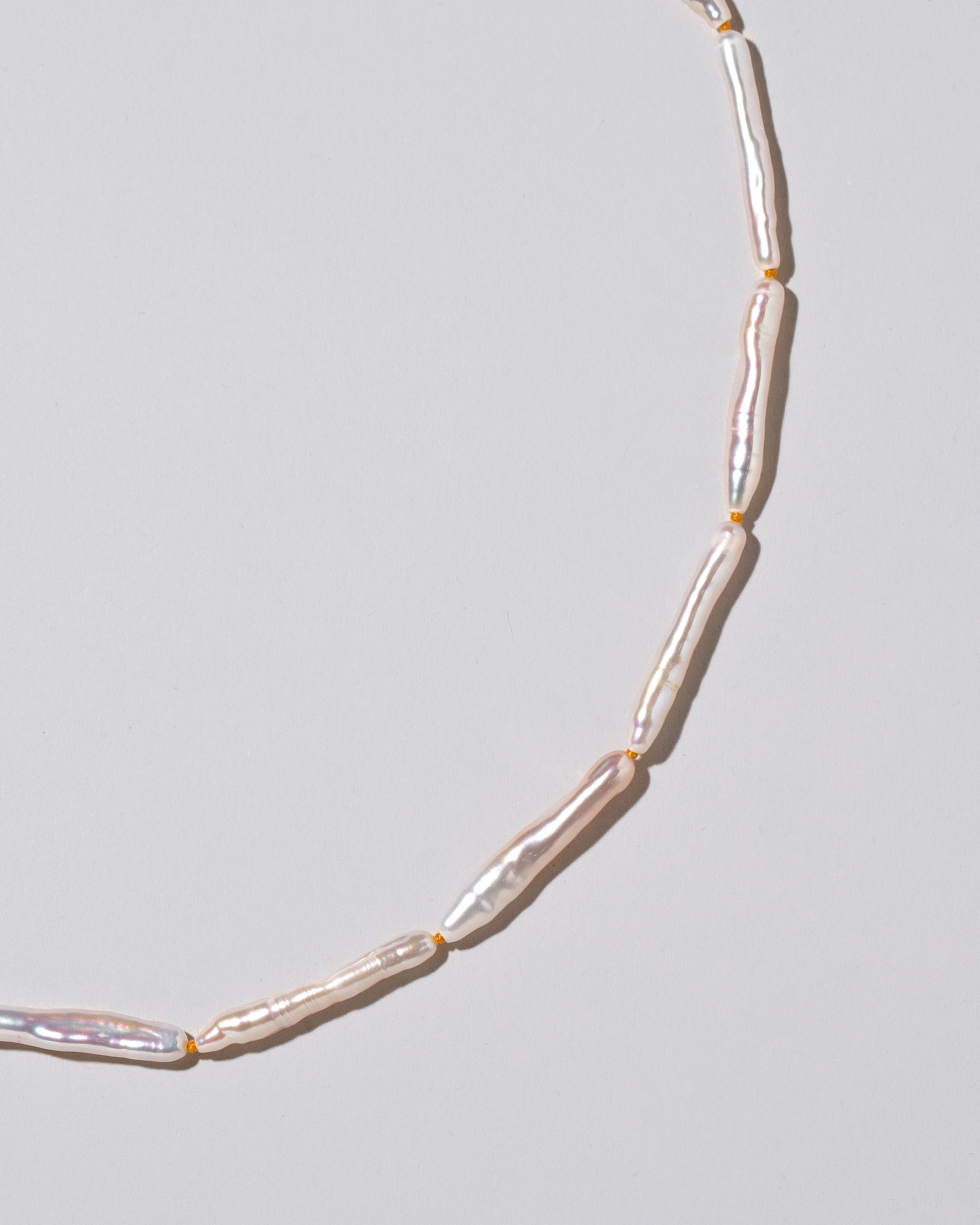 Stick Pearl Strand Necklace