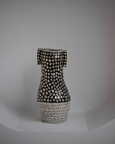 Suzanne Sullivan Impartial Feedback and Share Your Honest Considering Utility Vase on light color background.