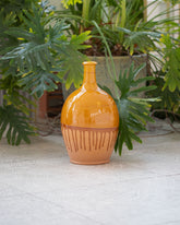 La Ceramica Vincenzo Del Monaco Three Samples & Imperfects Terracotta Vessel on light color background.