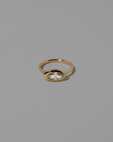 Moval White Diamond Equalize Ring on light color background.