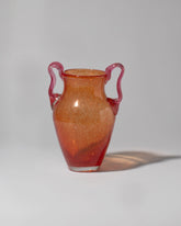 La Romaine Editions x Sophie Lou Jacobsen Petite Orange & Pink Le Acropora Vase on light color background.