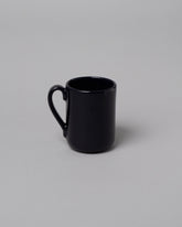 La Ceramica Vincenzo Del Monaco Midnight Coffee Mug on light color background.