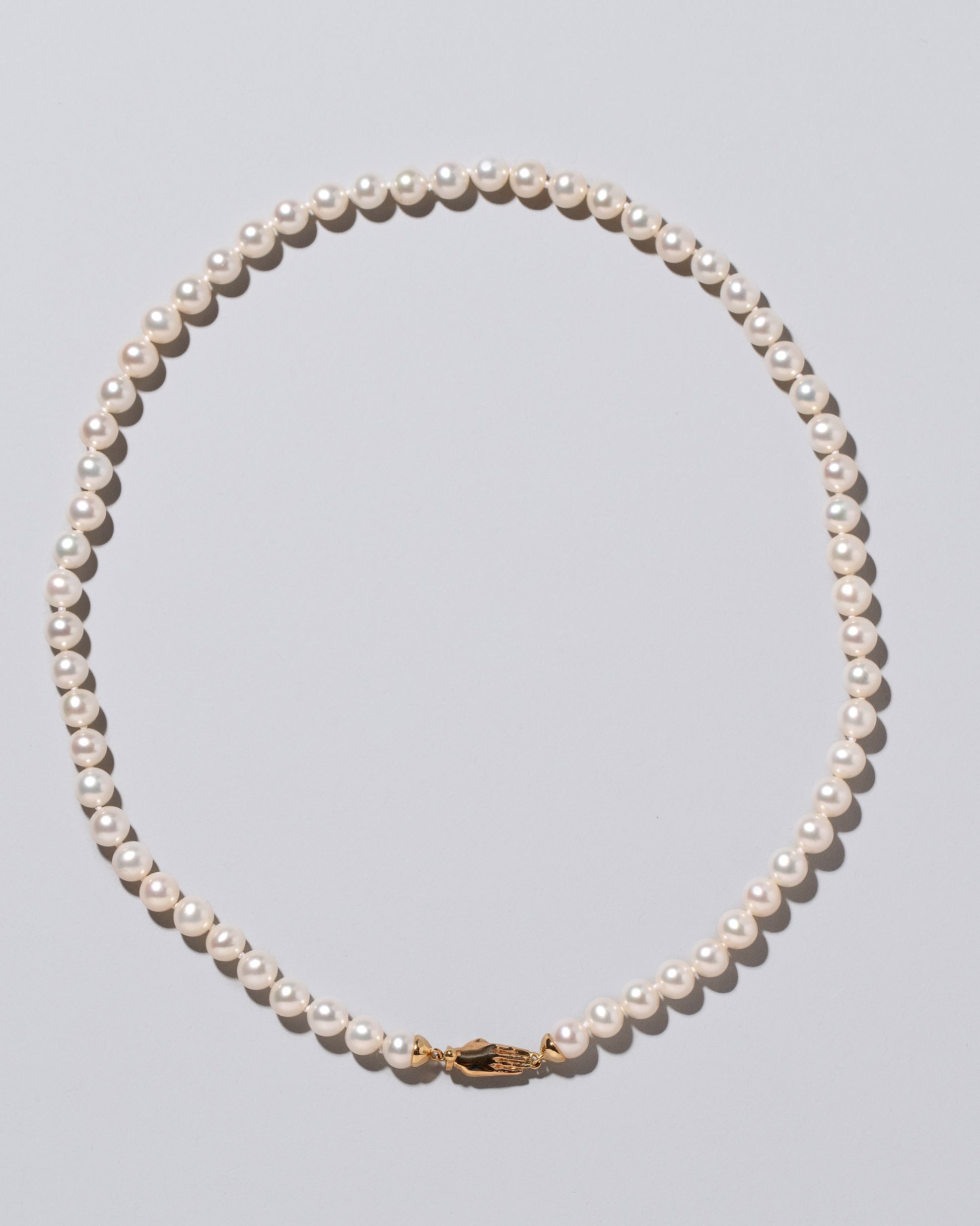 Zipper Pearl Necklace | Mociun Large / 15