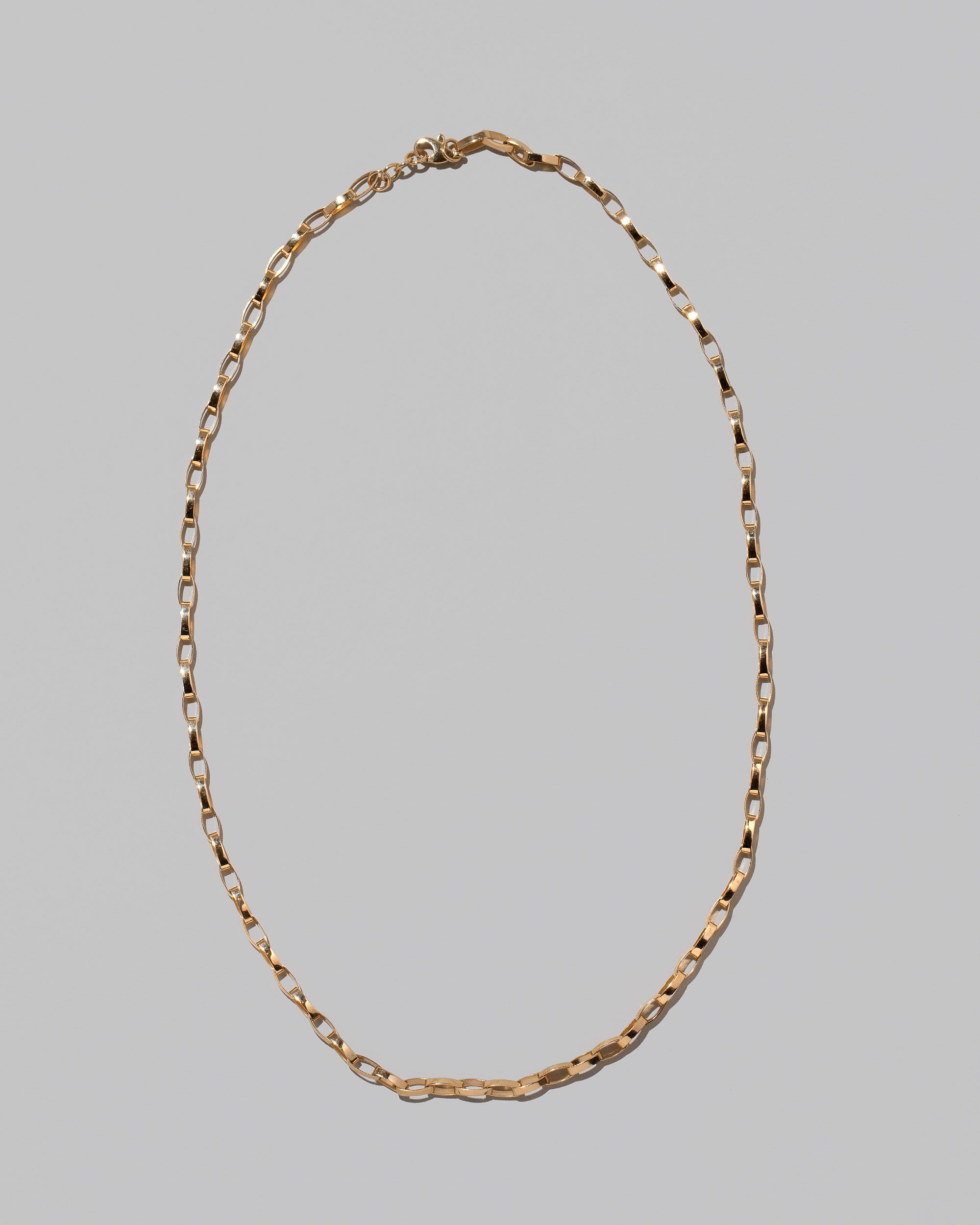Flat Oval Link Chain Necklace | Mociun Flat Oval Link Chain Necklace | Mociun